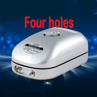 Ultra Quiet Double Four Head Fish Tank Air Pump Oxygen System