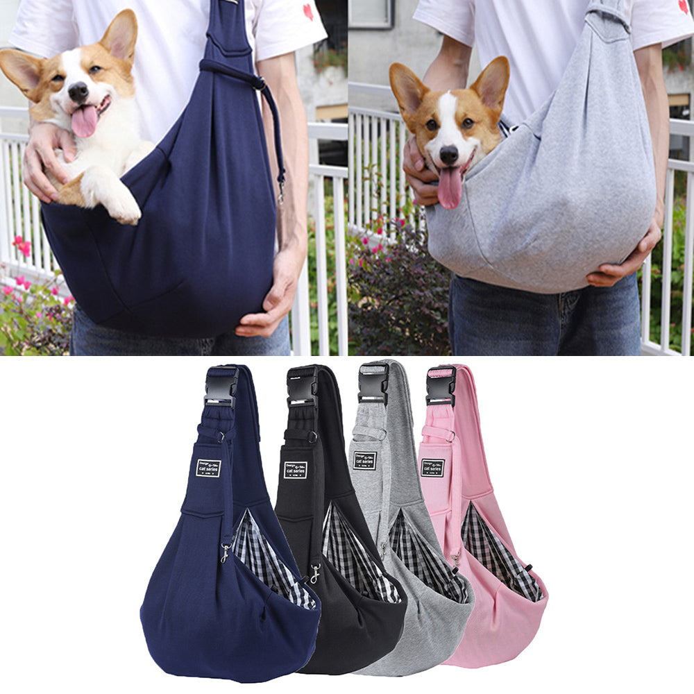 Pet Travel Carrier Shoulder Bag Comfortable Cotton Sling Tote