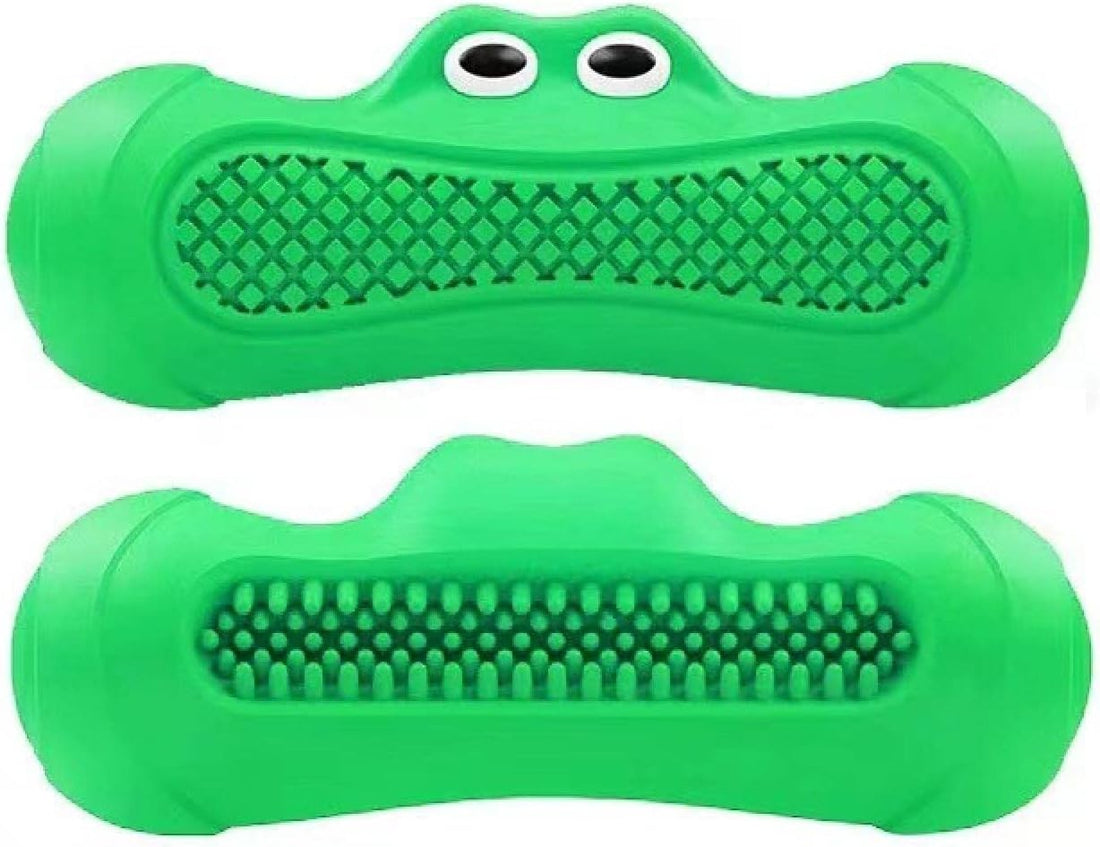 Pet Vocal Rugby Natural Rubber Teething Chew Toy