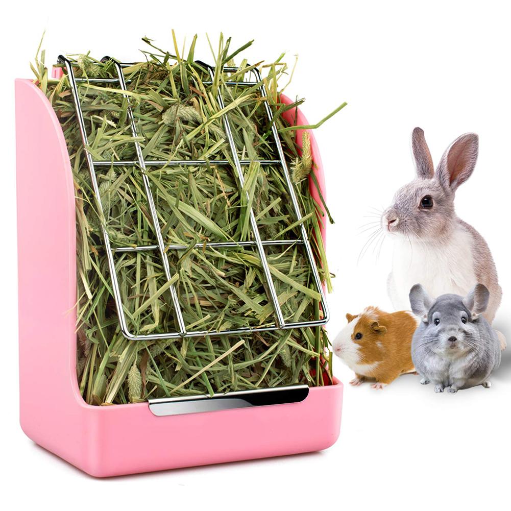 Wooden Rabbit Hay Grass Feeder Rack