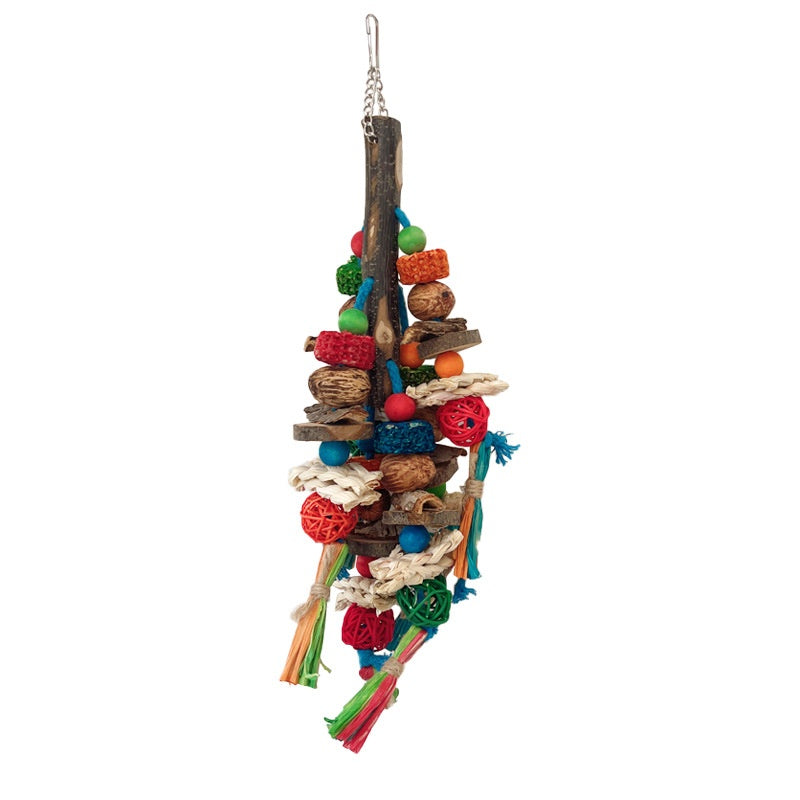 Parrot Decompression Toy Natural Material Color String Tearing Toy