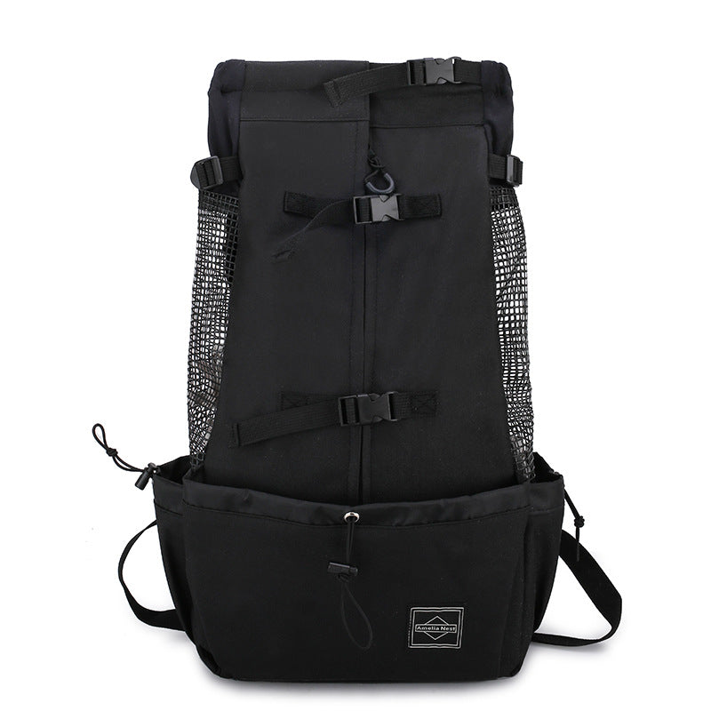 Pet Carrier Backpack Double Shoulder Outdoor Travel Bag