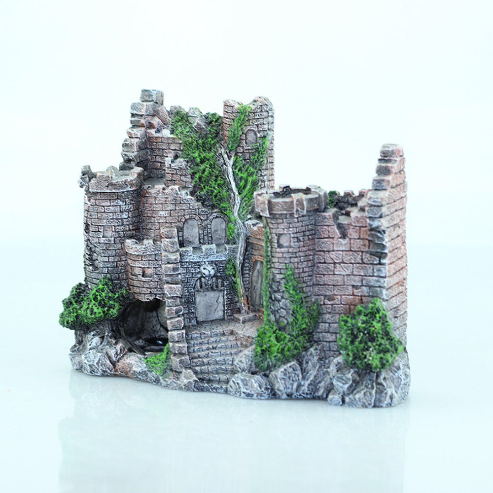 Aquarium Resin Castle Fish Tank Decoration