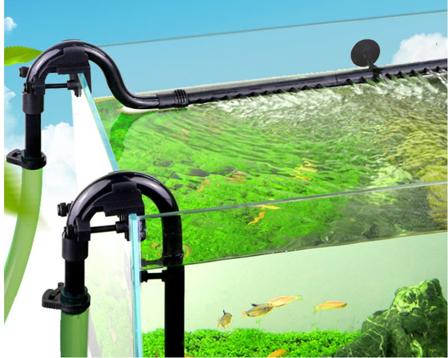 Fish Tank Filter Barrel Inlet Outlet Rain Shower Pipe Accessories