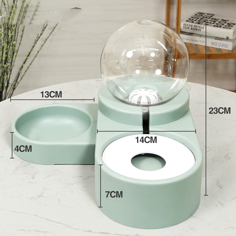 Pet Bubble Ball Automatic Fountain Feeder Drinking Bowl