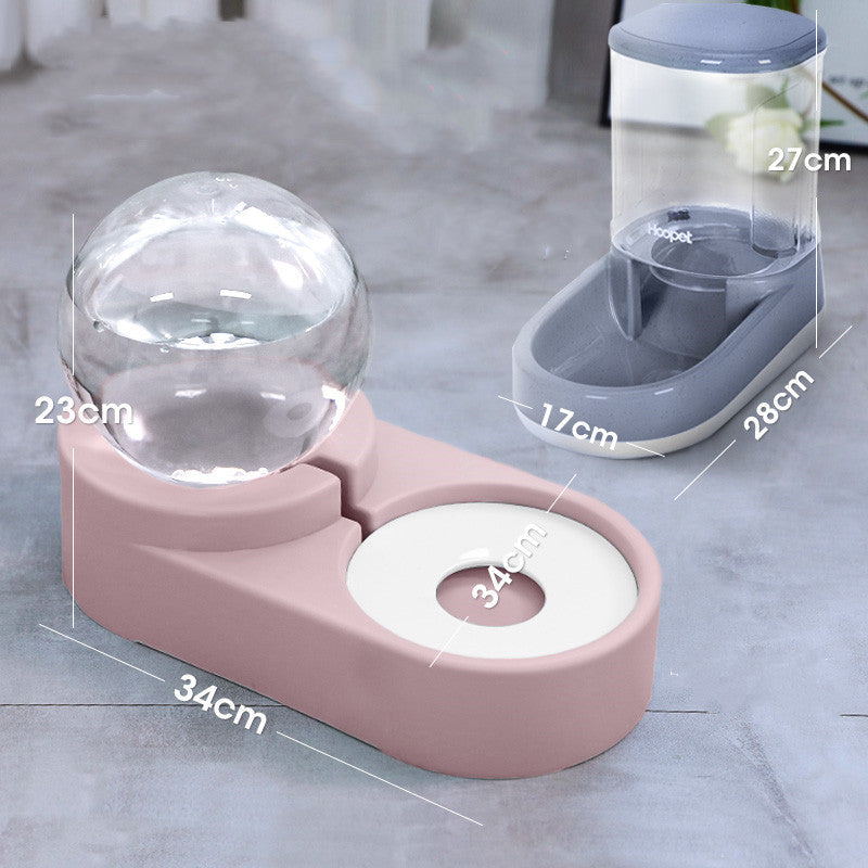 Pet Bubble Ball Automatic Fountain Feeder Drinking Bowl