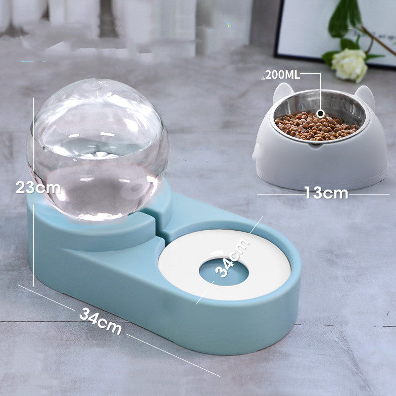 Pet Bubble Ball Automatic Fountain Feeder Drinking Bowl