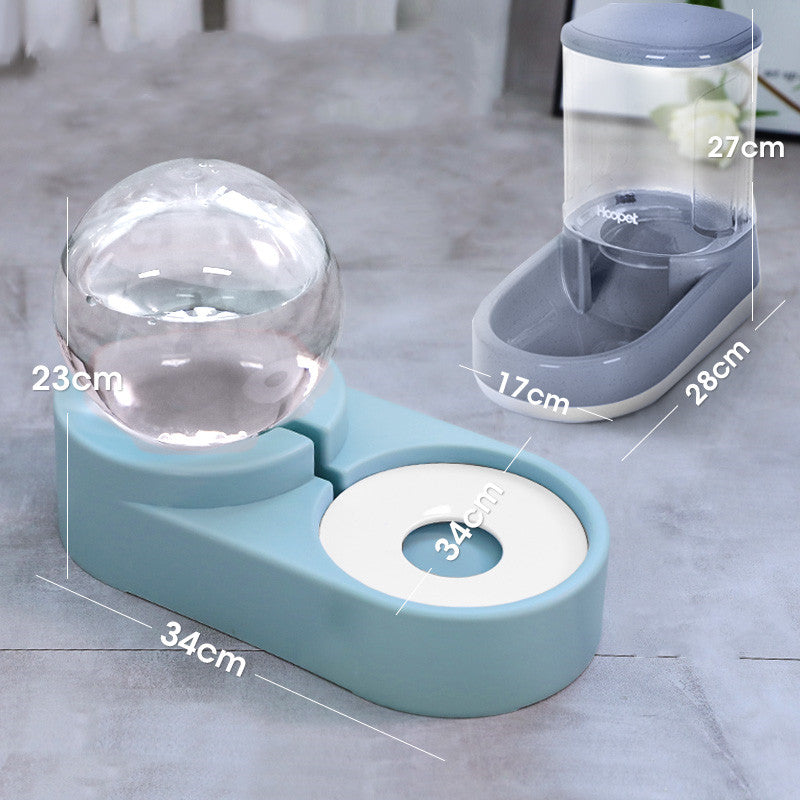 Pet Bubble Ball Automatic Fountain Feeder Drinking Bowl