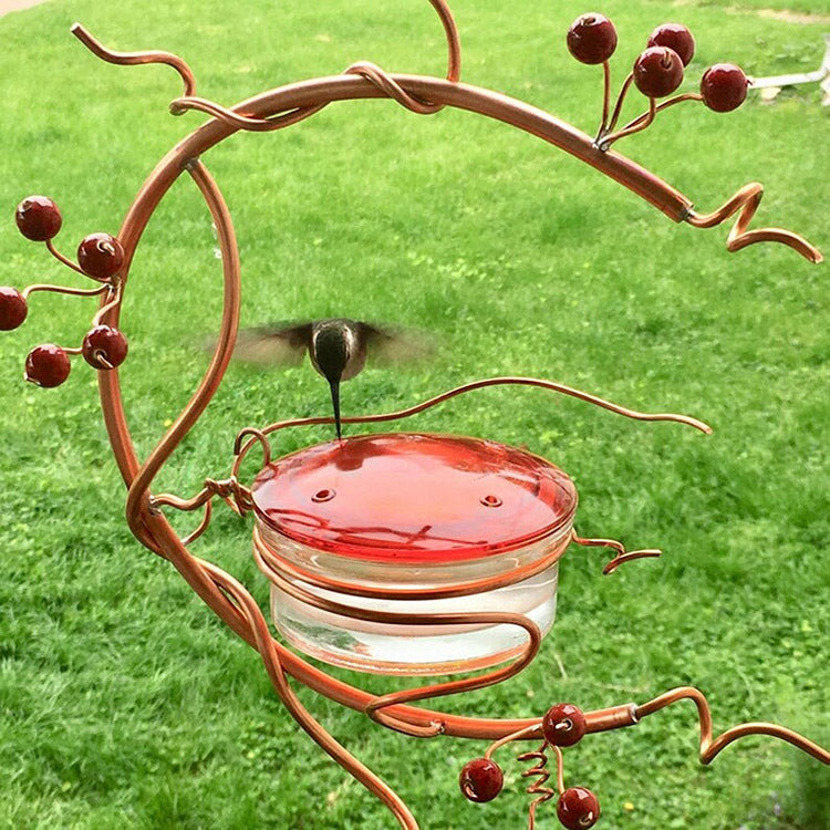 Outdoor Hanging Garden Self Service Window Hummingbird Feeder
