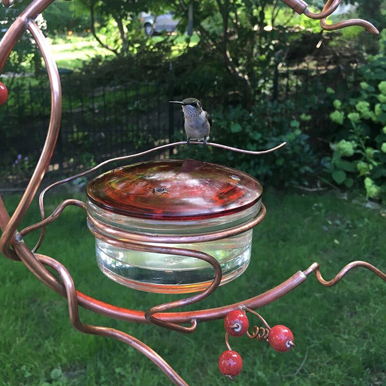Outdoor Hanging Garden Self Service Window Hummingbird Feeder