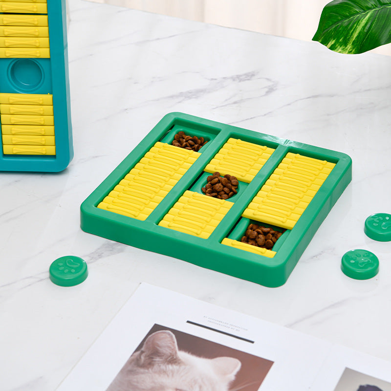 Pet Rotating Interactive Educational Slow Food Dispensing Toy