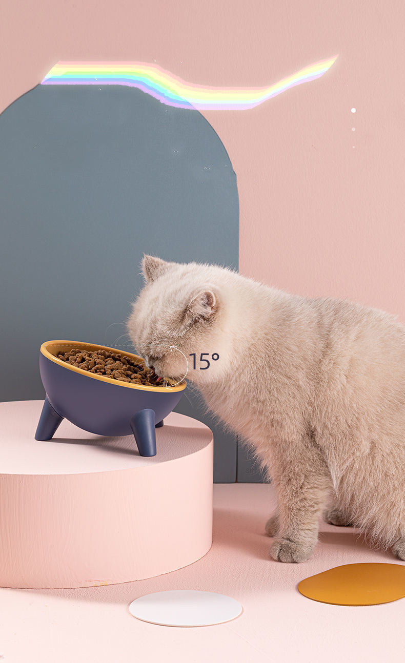 Pet Nordic Stand Feeding Food Bowl Set Accessories