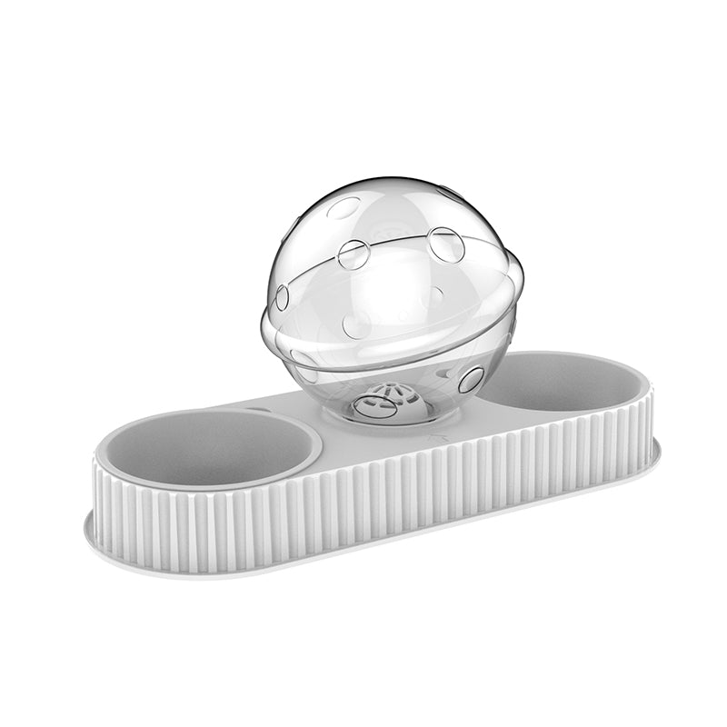Pet Plastic Automatic Feeding Drinking Water Bowl