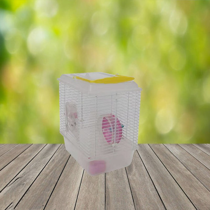 Portable Single Layer Hamster Cage Transparent Crystal Garden Villa Cage