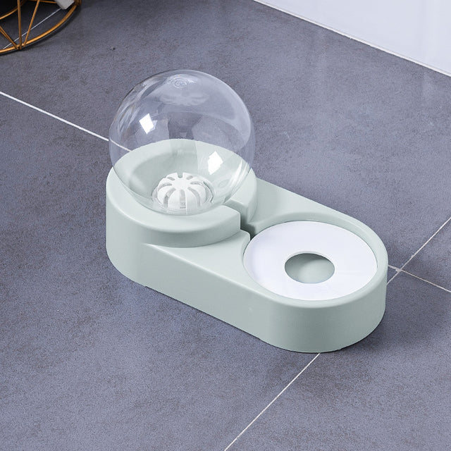 Pet Bubble Ball Automatic Fountain Feeder Drinking Bowl