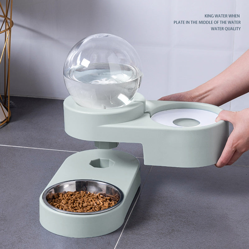 Pet Bubble Ball Automatic Fountain Feeder Drinking Bowl