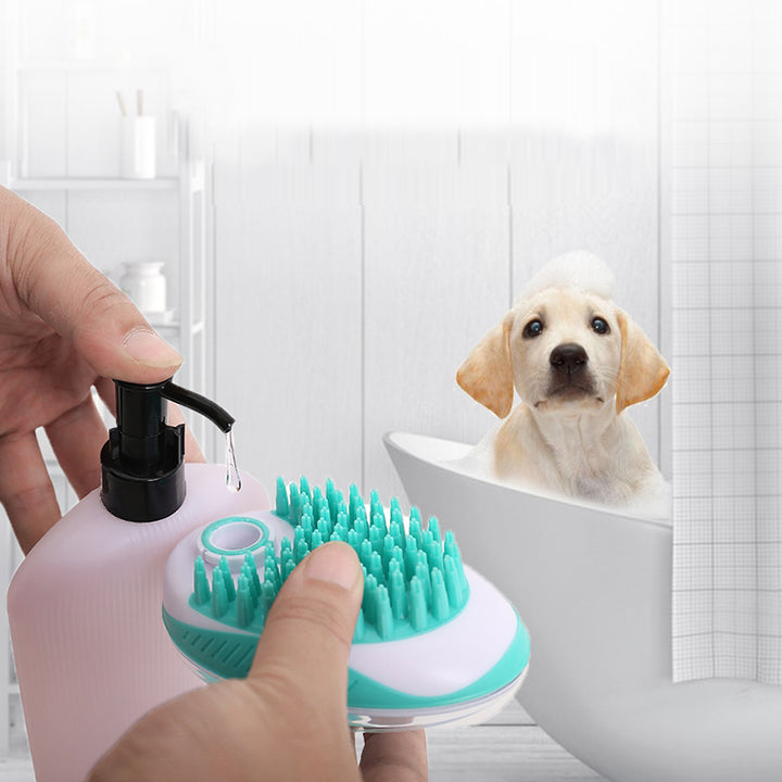 Pet Bath Massage Hair Removal Grooming Brush Tool