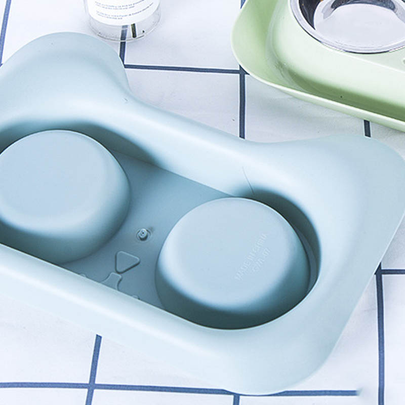 Pet Stainless Steel Drinking Water Feeding Bowl