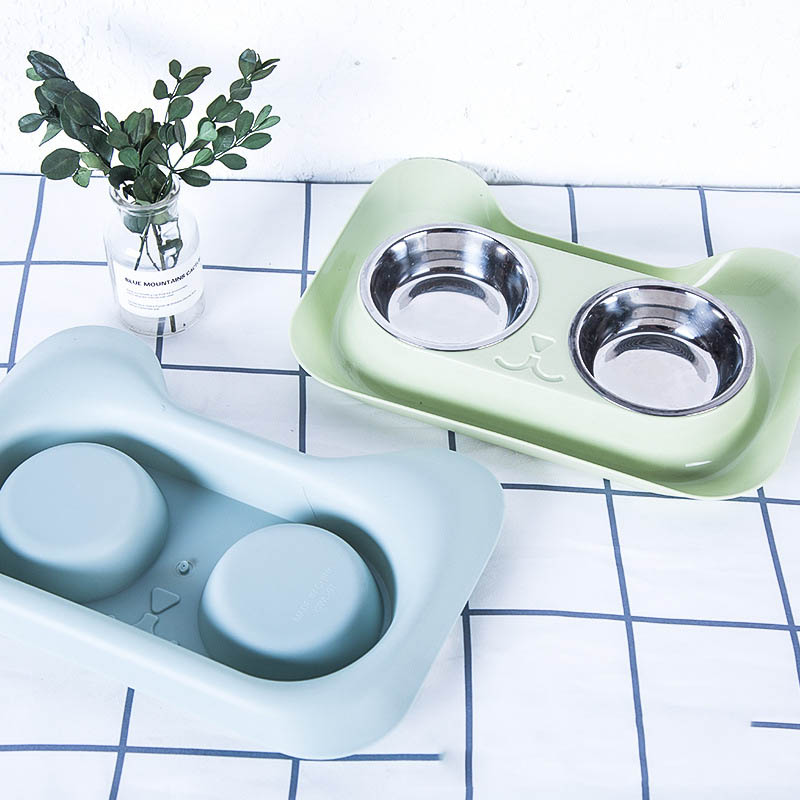 Pet Stainless Steel Drinking Water Feeding Bowl
