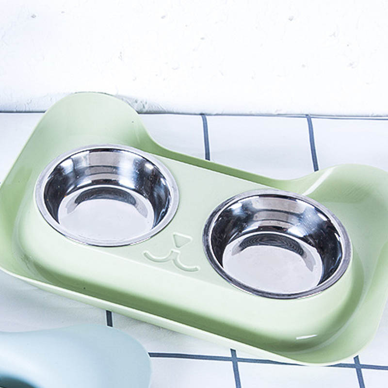 Pet Stainless Steel Drinking Water Feeding Bowl