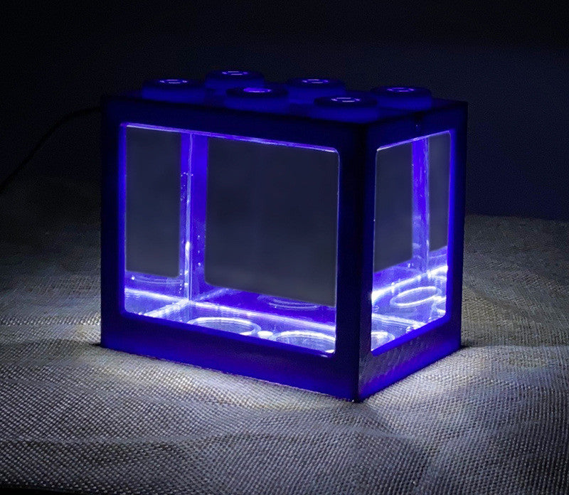 Mini Building Block Fish Tank Betta Fish Aquarium Box