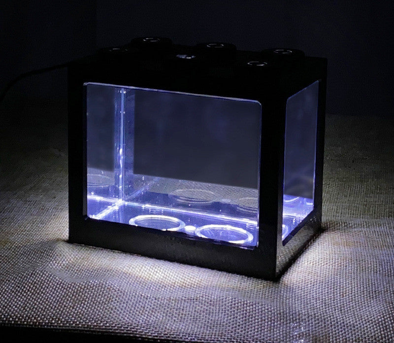 Mini Building Block Fish Tank Betta Fish Aquarium Box