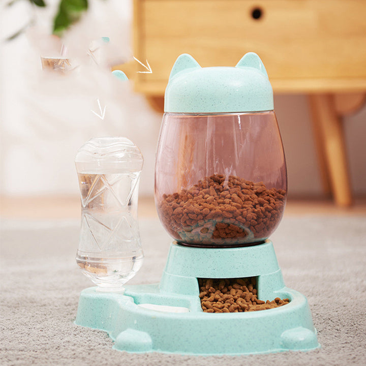 Pet Automatic Feeding Drinking Bowl