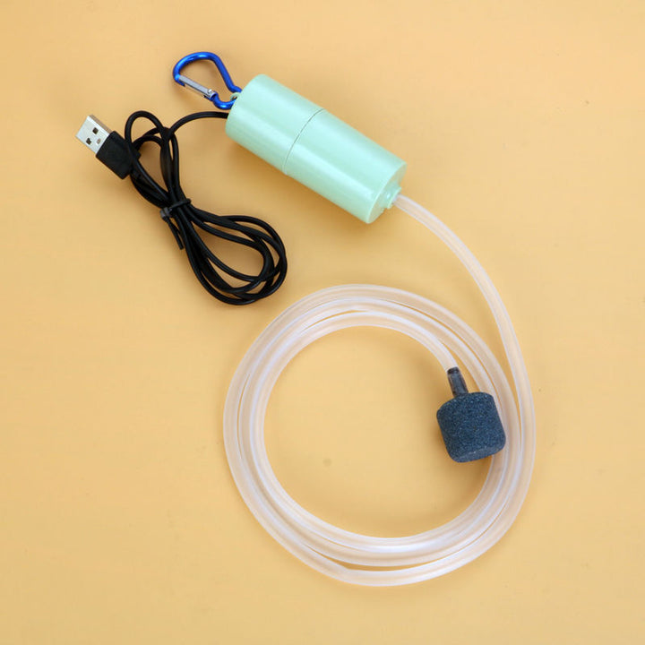 USB Aquarium Air Pump Portable Silent Oxygen Supply
