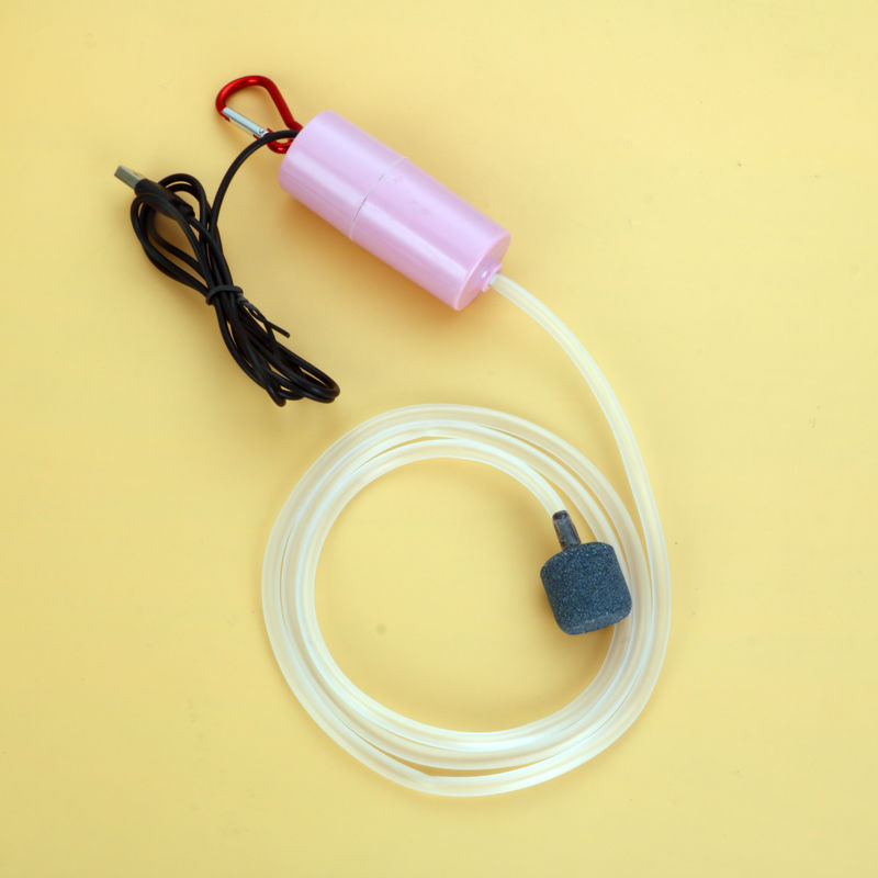 USB Aquarium Air Pump Portable Silent Oxygen Supply