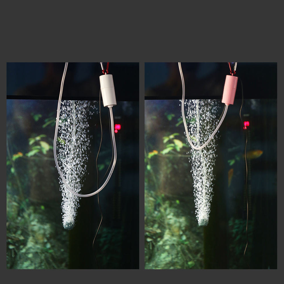 USB Aquarium Air Pump Portable Silent Oxygen Supply