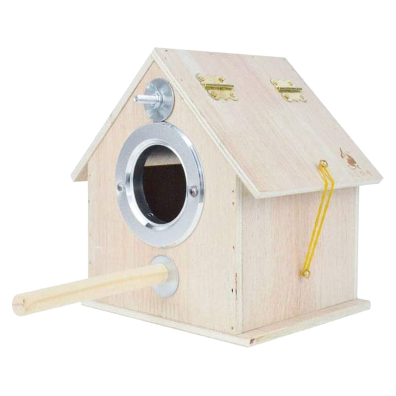 Round Cage Bird Nest Parrot Breeding Box Outdoor