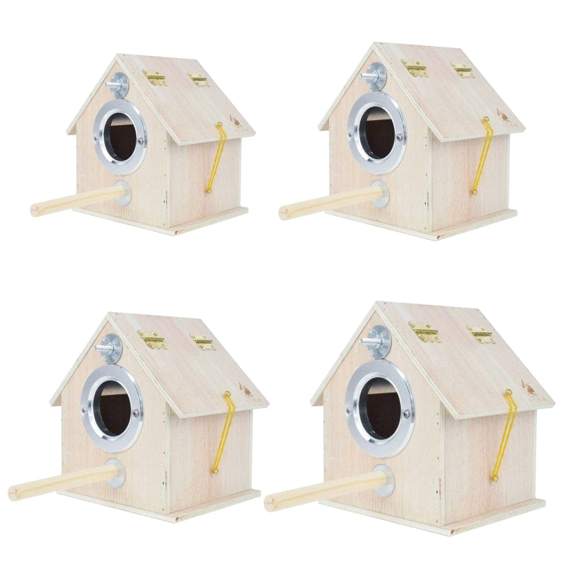Round Cage Bird Nest Parrot Breeding Box Outdoor
