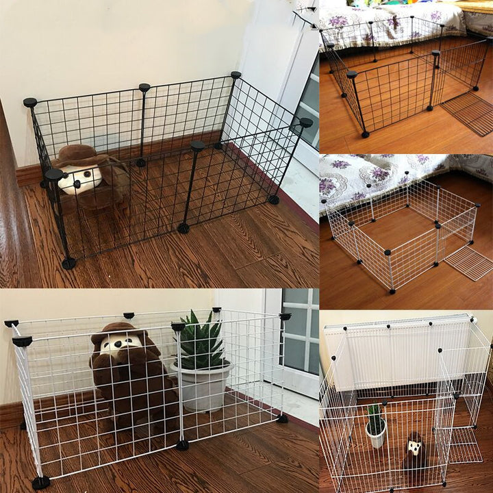 Splicing Teddy Rabbit Cage Isolation Door System