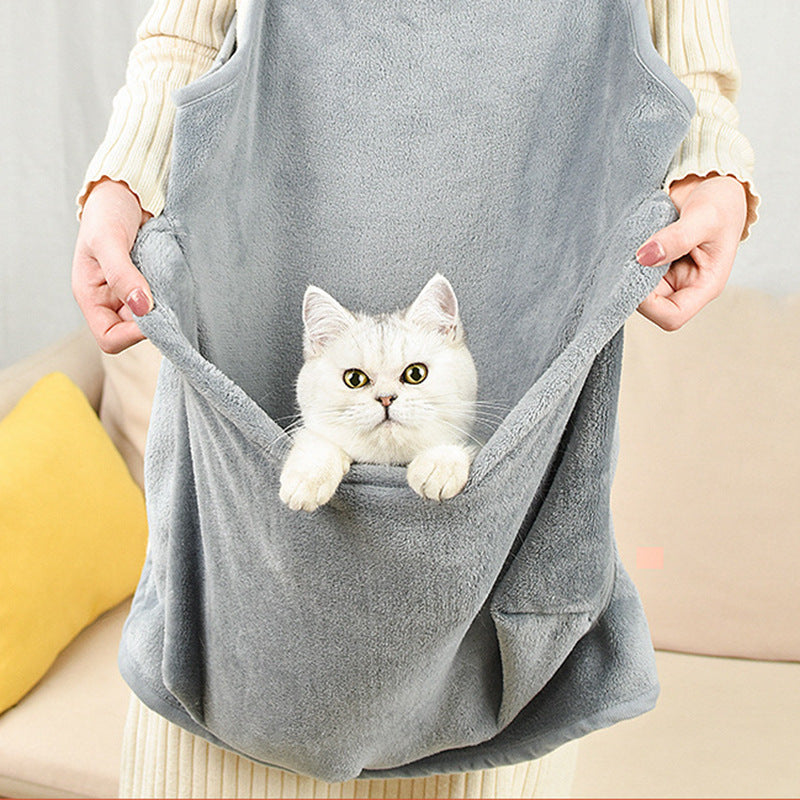 Pet Carrier Apron Outdoor Travel Hanging Shoulder Bag