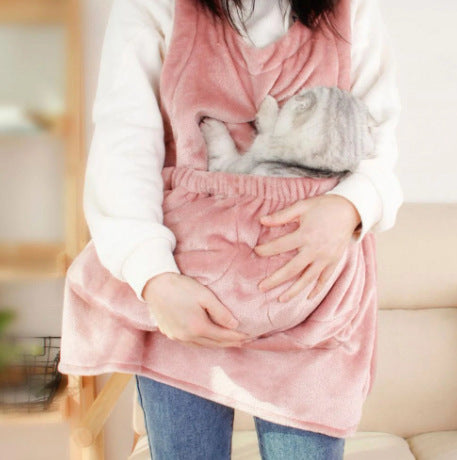 Pet Carrier Apron Outdoor Travel Hanging Shoulder Bag