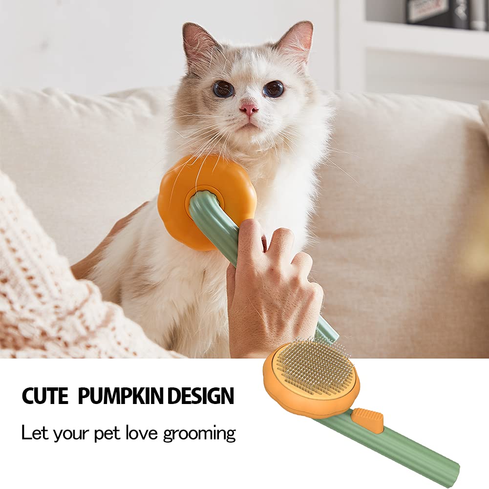 Self Cleaning Pet Slicker Brush Grooming Detangling Tool