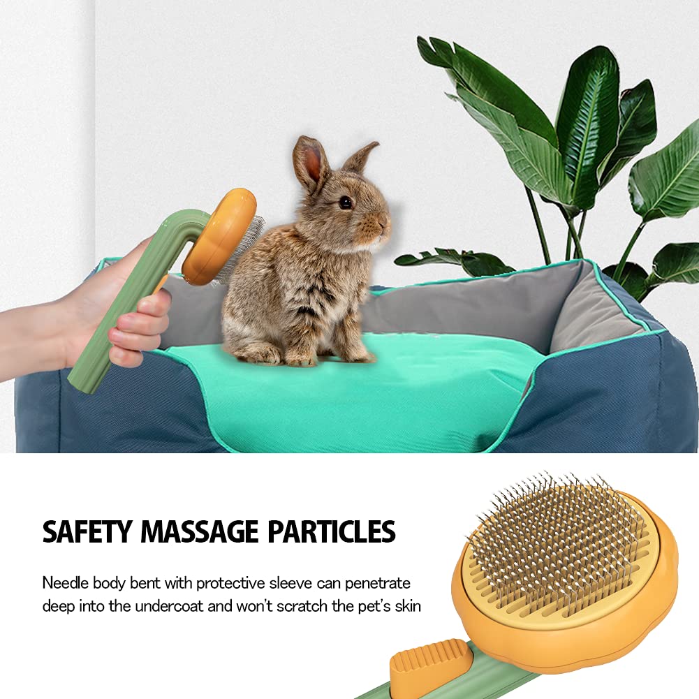 Self Cleaning Pet Slicker Brush Grooming Detangling Tool