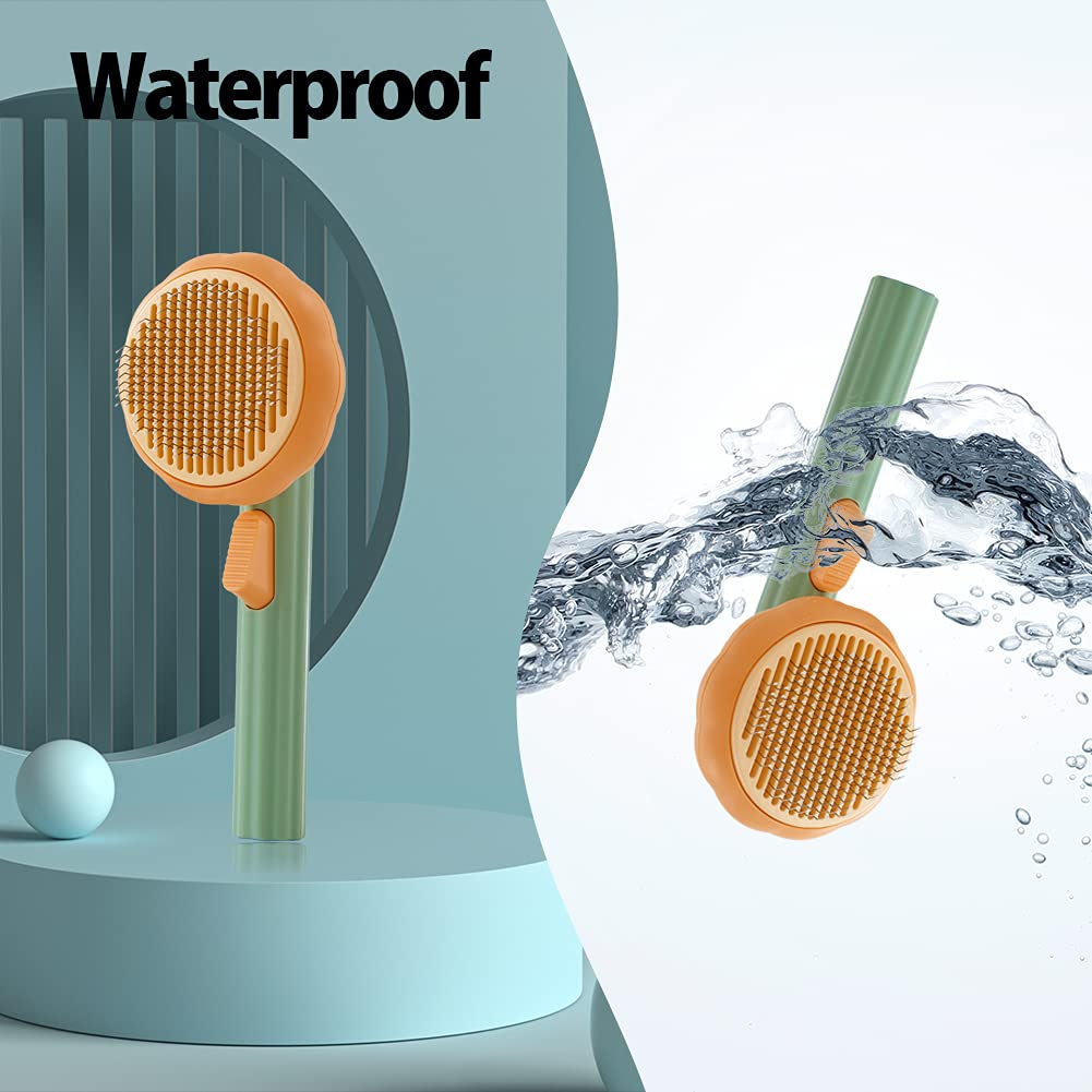 Self Cleaning Pet Slicker Brush Grooming Detangling Tool