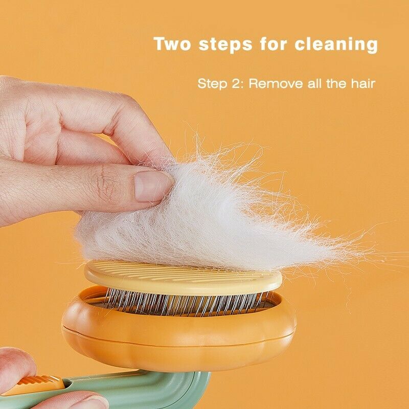 Self Cleaning Pet Slicker Brush Grooming Detangling Tool