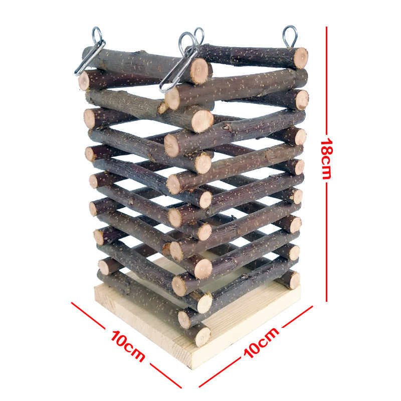 Wooden Rabbit Hay Grass Feeder Rack