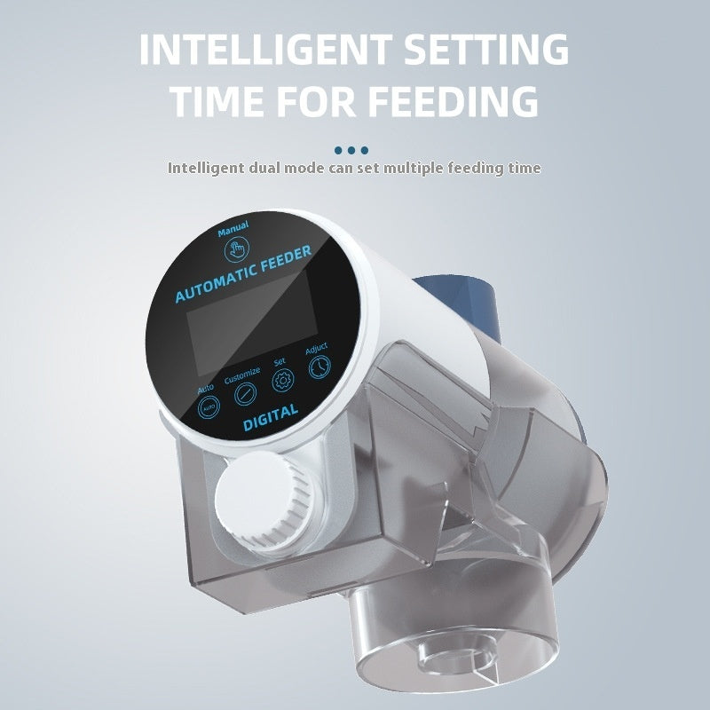 Fish Tank Automatic Timer Particle Feeder Standard Dispenser