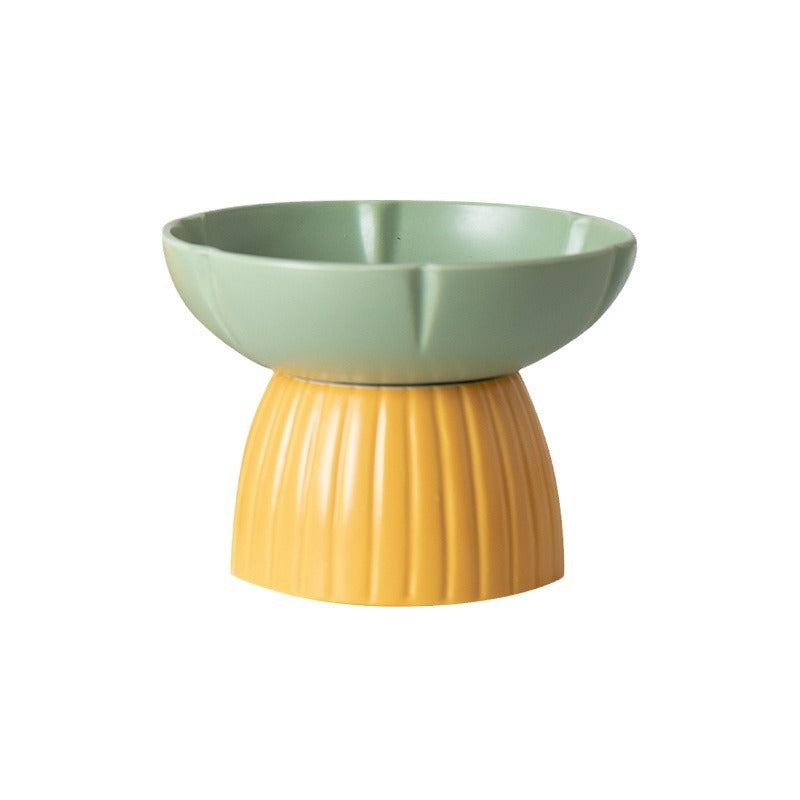 Pet Macaron Candy Color Ceramic Feeding Bowl Dish