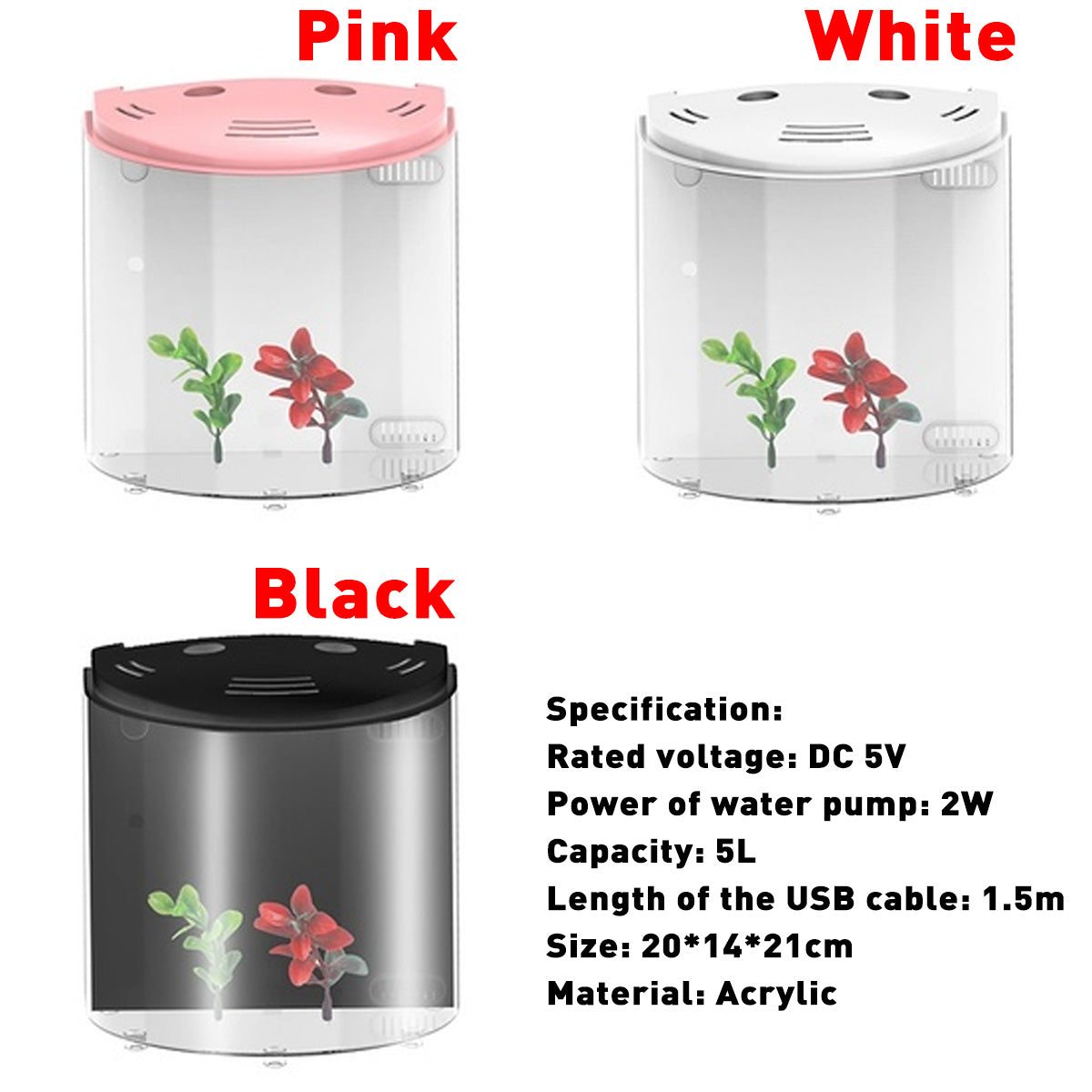 Ecological Acrylic Aquarium Fish Tank