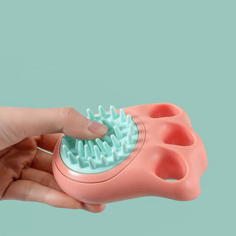 Pet Claw Bath Massage Cleaning Brush Comb Tool