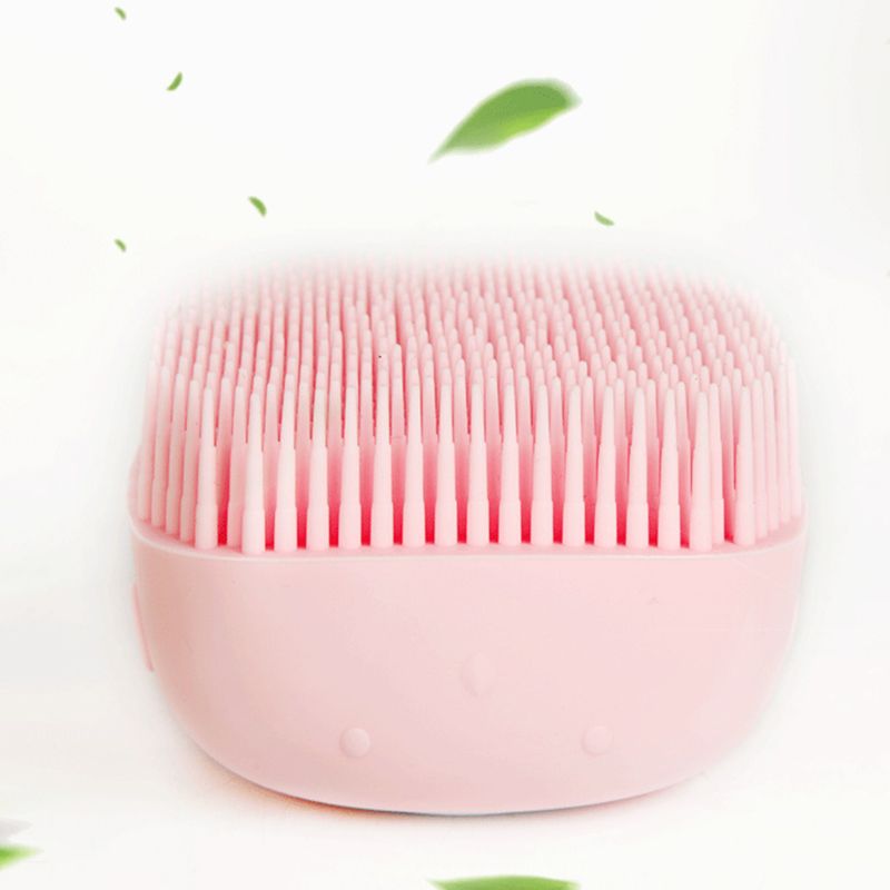 Pet Silicone Bath Shampoo Dispensing Grooming Brush Comb