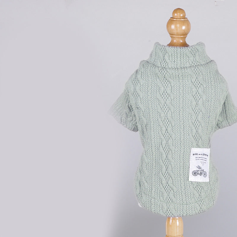 Pet Warm Knitted Winter Sweater Clothing Apparel Cozy