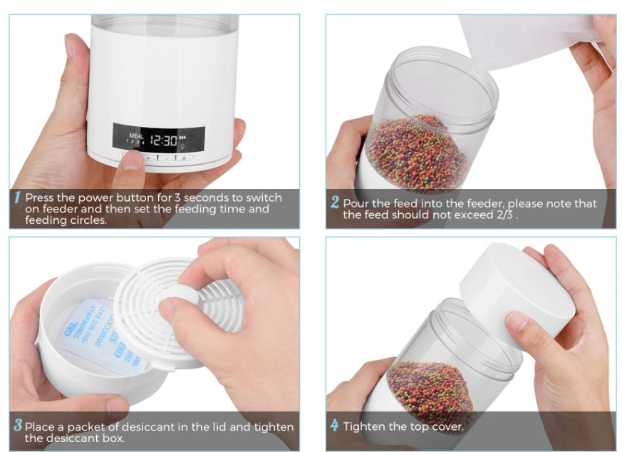 Automatic Aquarium Fish Feeder Timer Dispenser