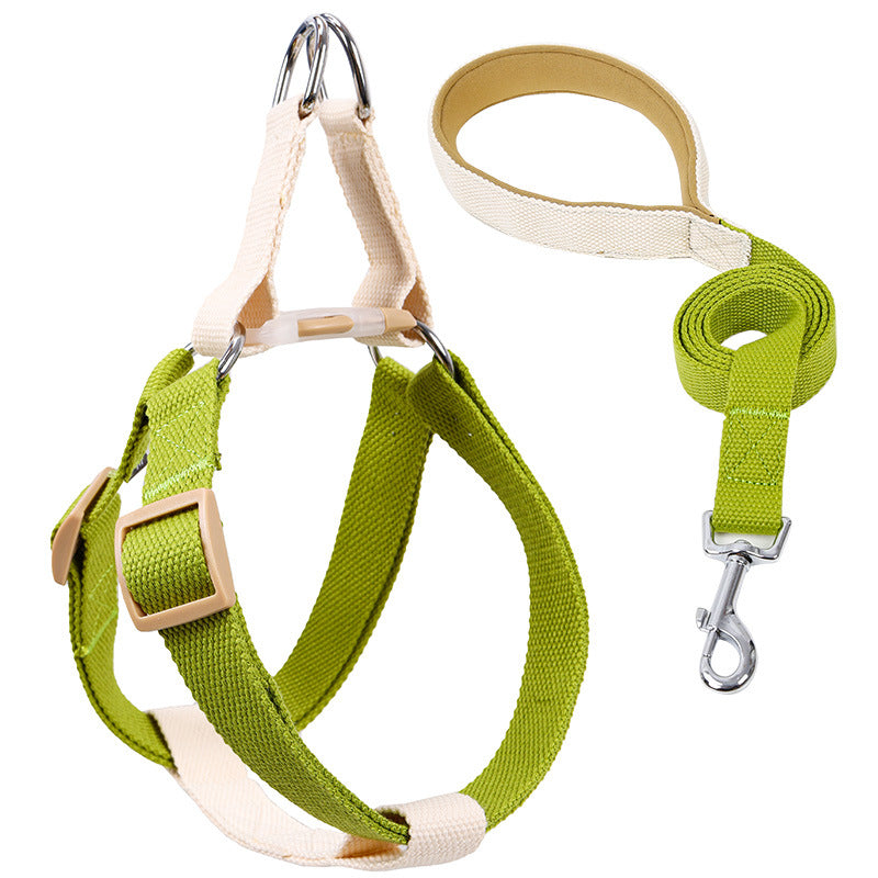 Pet Vest Drawstring Leash Adjustable Walking Harness