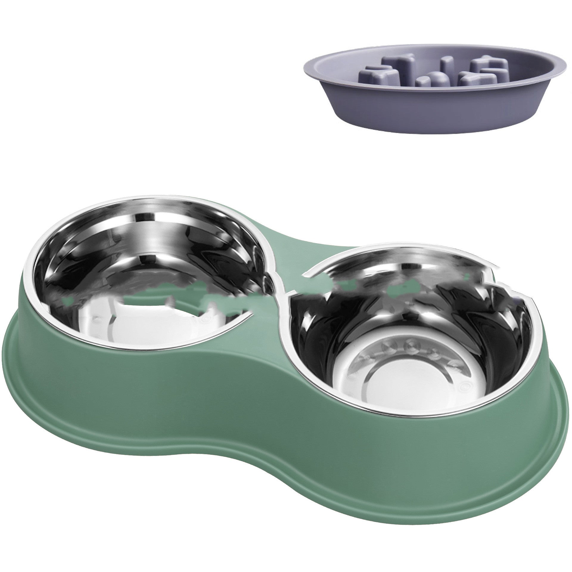 Pet Slow Feeding Bowl Removable Anti Choke Feeding Dish
