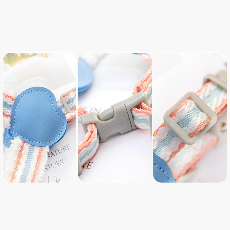 Pet Chest Vest Breathable Summer Walking Leash